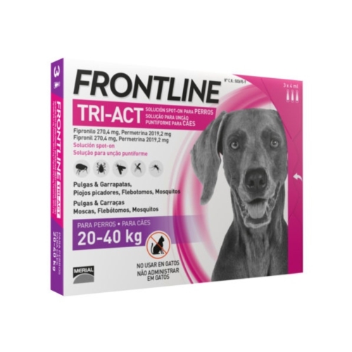 FRONTLINE TRI-ACT 20-40 KG. L 6 PIPETAS